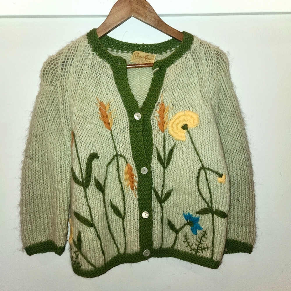 1960s James Kenrob Mohair Cardigan